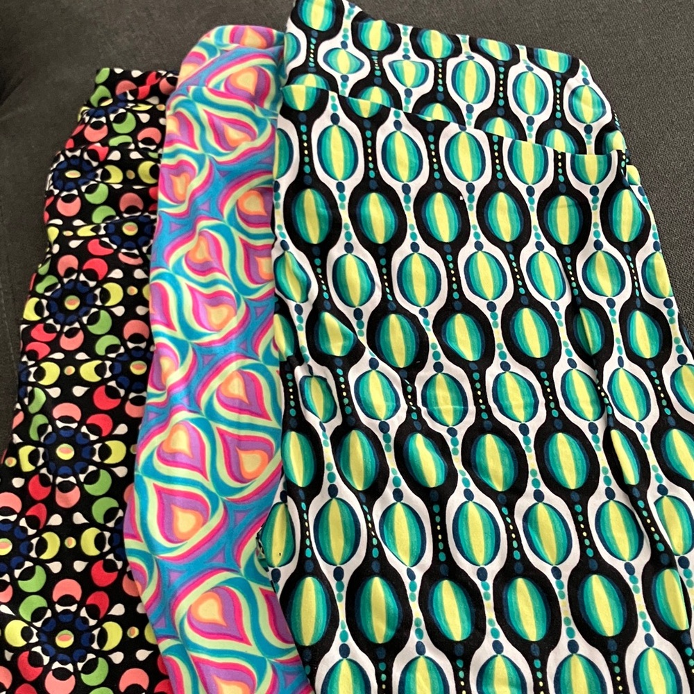 Colorful Patterned Women's Buttery Soft Leggings by LuLaRoe